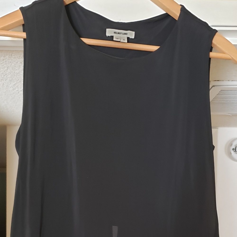 Helmut Lang Black Sleeveless